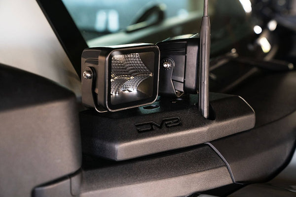 DV8 Offroad A-Pillar Pod Light Mounts (MPN: LBBR-02)
