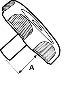 JR Products Window Crank Knob (MPN: 20335)
