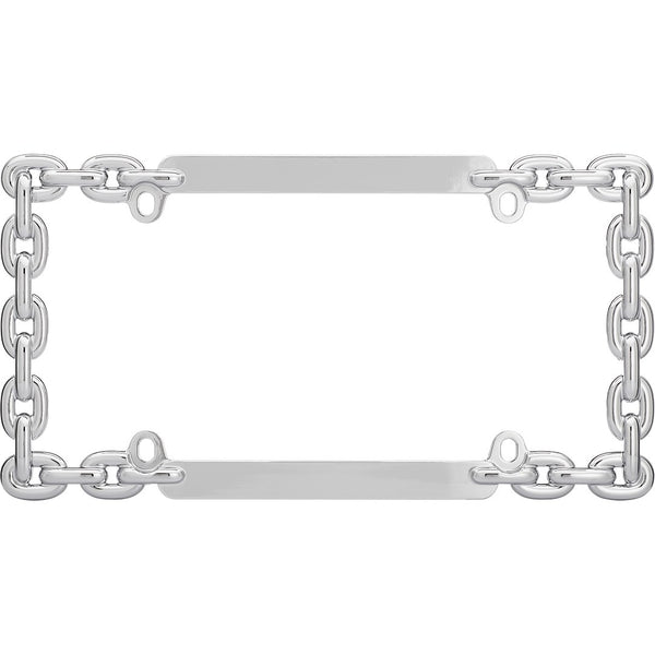 Cruiser Accessories Chrome Chain License Plate Frame (MPN: 20530)