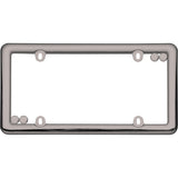 Cruiser Black Chrome License Plate Frame (MPN: 20680)