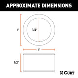 CURT Trailer Hitch Ball Shank Reducer (MPN: 21101)
