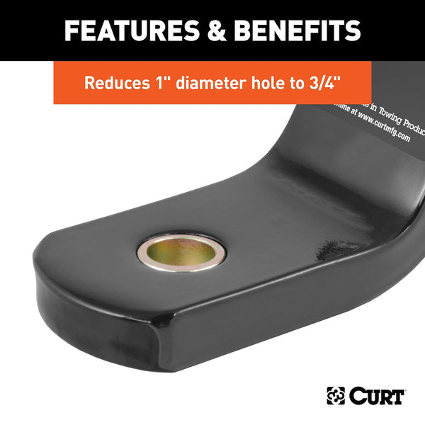 CURT Trailer Hitch Ball Shank Reducer (MPN: 21101)