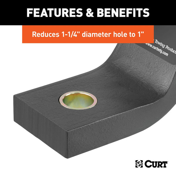 CURT Trailer Hitch Ball Shank Reducer (MPN: 21201)