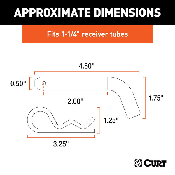 CURT Trailer Hitch Pin (MPN: 21400)