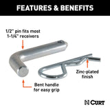 CURT Trailer Hitch Pin (MPN: 21400)