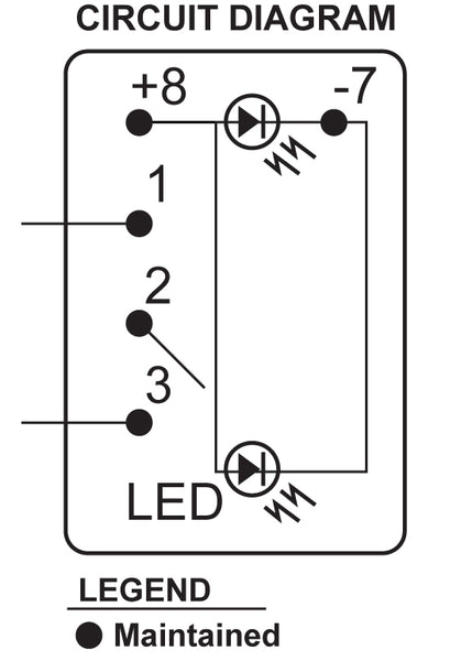 Blue Sea Multi Purpose Switch (MPN: 2146-BSS)