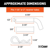 CURT Trailer Hitch Pin (MPN: 21502)