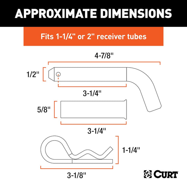 CURT Trailer Hitch Pin (MPN: 21502)