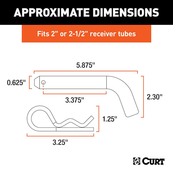 CURT Trailer Hitch Pin (MPN: 21581)