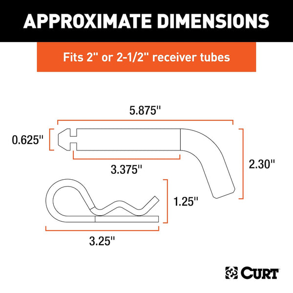 CURT Trailer Hitch Pin (MPN: 21583)