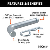 CURT Trailer Hitch Pin (MPN: 21583)