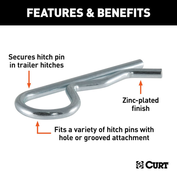 CURT Trailer Hitch Pin Clip (MPN: 21600)