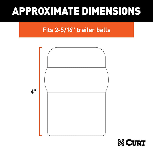 CURT Trailer Hitch Ball Cover (MPN: 21811)