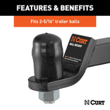 CURT Trailer Hitch Ball Cover (MPN: 21811)