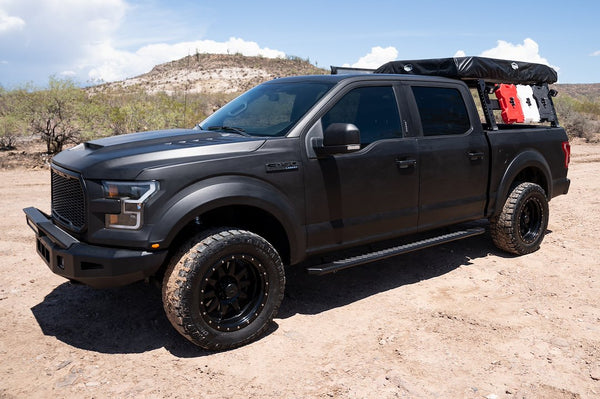 Raptor Series Slide Track Running Boards (MPN: 2204-0368BT)