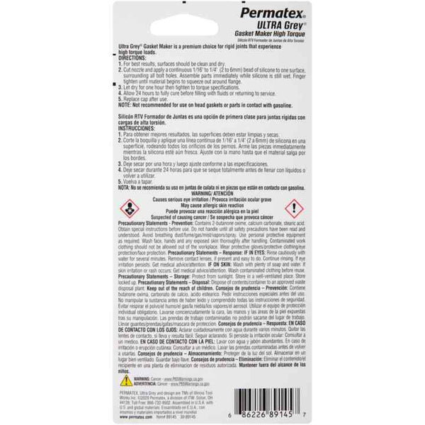 Permatex Gasket Maker Ultra Grey (MPN: 22074)