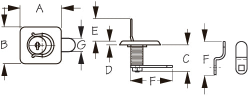 Sea-Dog Lock Cylinder (MPN: 221831-1)