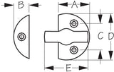 Sea Dog Door Latch Lock (MPN: 222360-1)