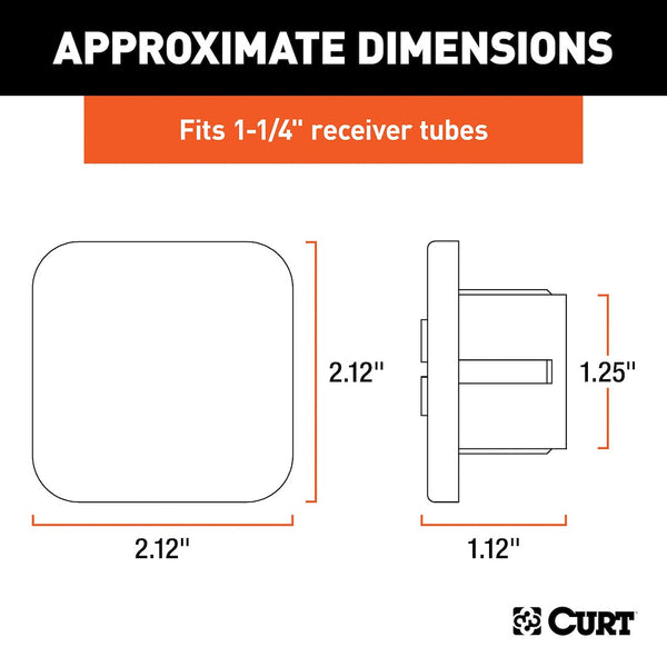 CURT Trailer Hitch Cover (MPN: 22271)