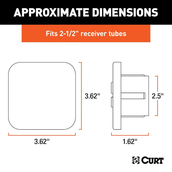 CURT Trailer Hitch Cover (MPN: 22277)