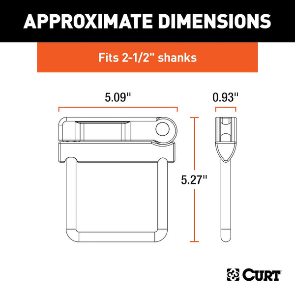 CURT Anti Rattle Hitch Clamp (MPN: 22320)