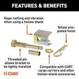 CURT Trailer Hitch Receiver Anti Rattle Bracket (MPN: 22323)