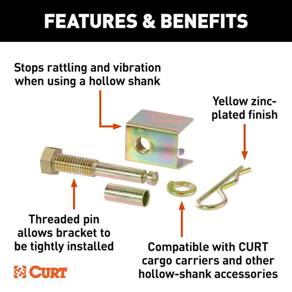 CURT Trailer Hitch Receiver Anti Rattle Bracket (MPN: 22323)