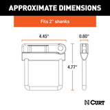 CURT Anti Rattle Hitch Clamp (MPN: 22325)