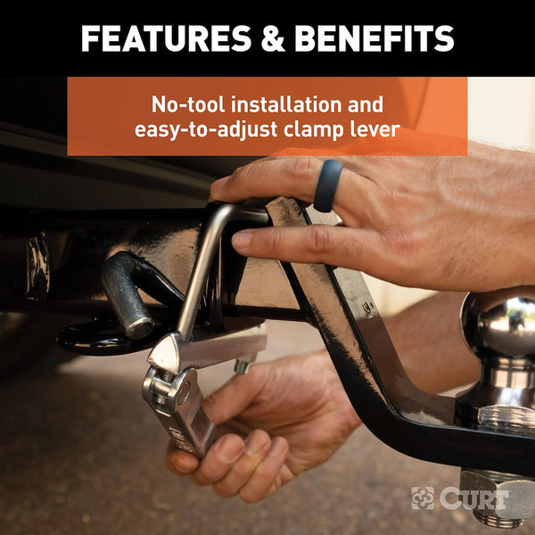 CURT Anti Rattle Hitch Clamp (MPN: 22325)