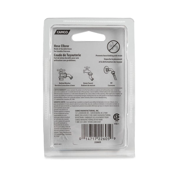 Camco Fresh Water Hose Connector (MPN: 22605)