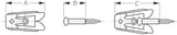 Sea Dog Door Catch (MPN: 227023-1)