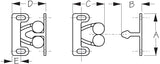 Sea Dog Door Catch (MPN: 227141-1)