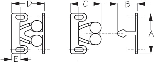 Sea Dog Door Catch (MPN: 227141-1)