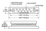 Blue Sea Common Busbar (MPN: 2300-BSS)