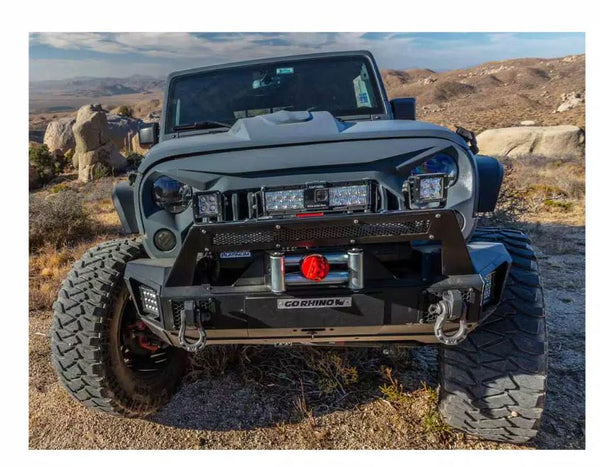 Go Rhino Trailline Winch Ready Front Bumper (MPN: 230211T)