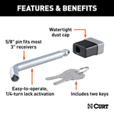 CURT Trailer Hitch Locking Pin (MPN: 23021)