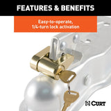 CURT Trailer Coupler Lock (MPN: 23022)