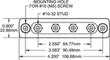 Blue Sea Common Mini Busbar (MPN: 2305-BSS)
