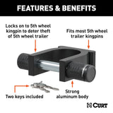 CURT Fifth Wheel Trailer Hitch King Pin Lock (MPN: 23255)