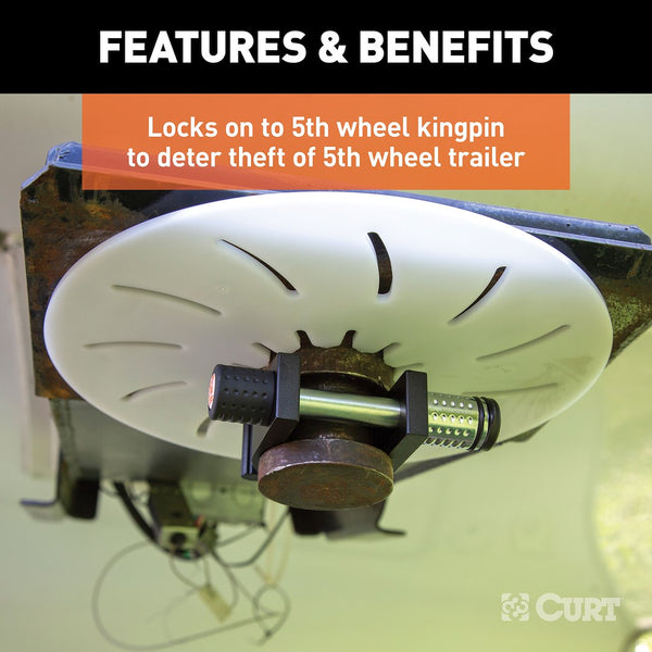 CURT Fifth Wheel Trailer Hitch King Pin Lock (MPN: 23255)
