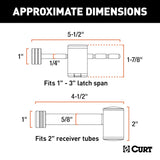 CURT Trailer Coupler Lock System (MPN: 23505)