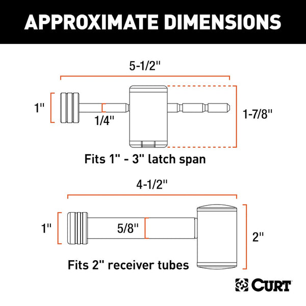 CURT Trailer Coupler Lock System (MPN: 23505)