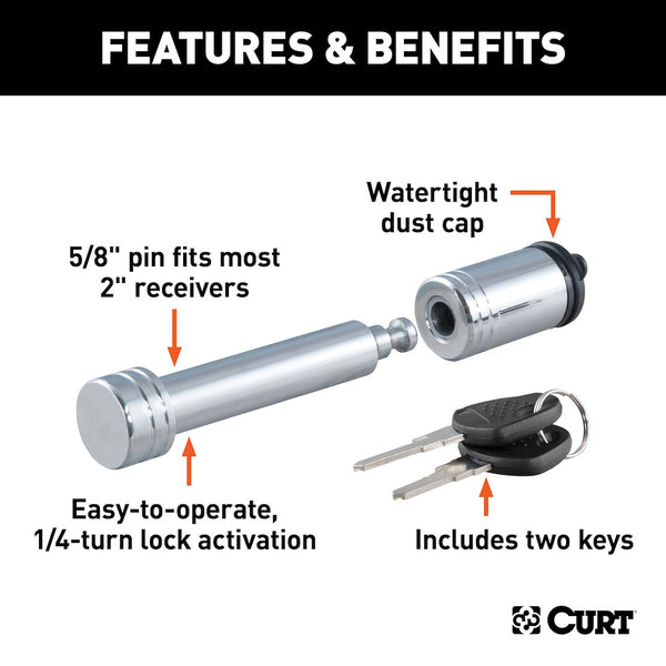 CURT Trailer Hitch Locking Pin (MPN: 23515)