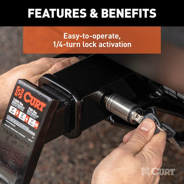 CURT Trailer Hitch Lock (MPN: 23516)