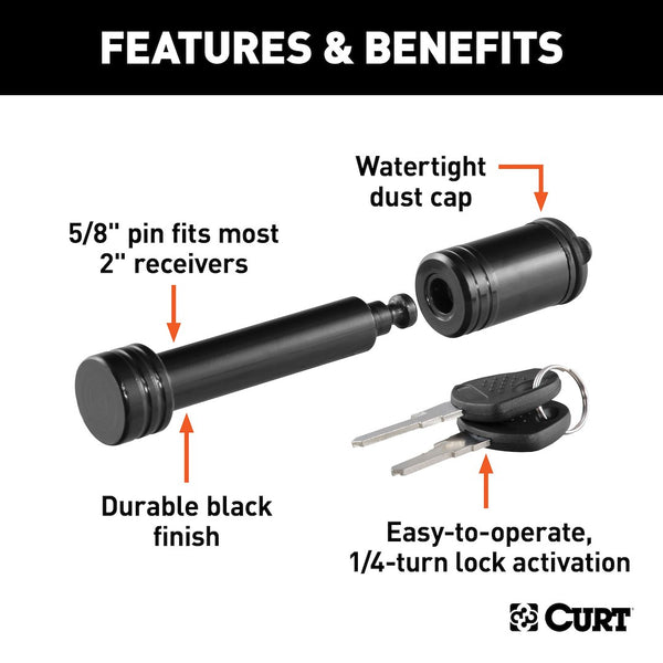 CURT Trailer Hitch Locking Pin (MPN: 23518)