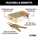 CURT Trailer Coupler Lock (MPN: 23546)