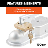 CURT Trailer Coupler Lock (MPN: 23546)