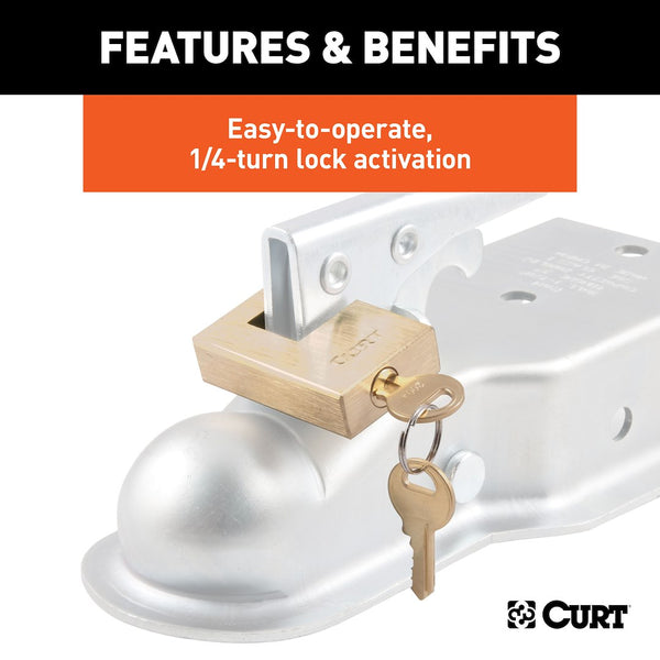 CURT Trailer Coupler Lock (MPN: 23546)