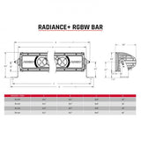 Rigid Lighting Radiance+ LED Light Bar (MPN: 240053)