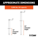 CURT Trailer Tongue Jack (MPN: 25007)